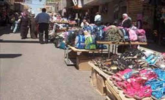 حملة لإزالة البسطات من الوسط التجاري بالمفرق