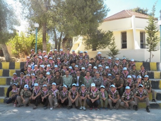 انطلاق المعسكر الكشفي النهاري لشباب كفرنجة