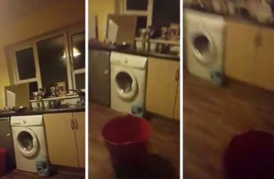 شاهد.. شبح يعبث داخل مطبخ سيدة إيرلندية