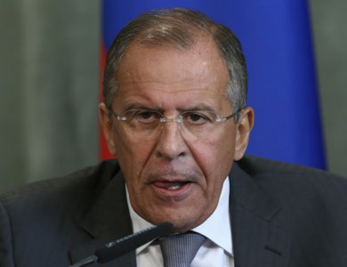 لافروف: لدينا أدلة على استخدام المتمردين السلاح الكيماوي في سورية