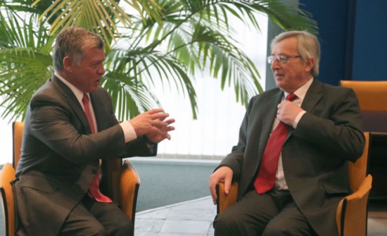 الملك يلتقي عددا من المسؤولين الأوروبيين في ستراسبورغ