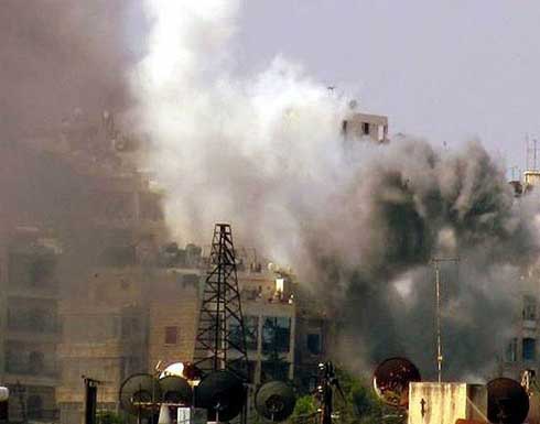 بالفيديو : ثوار سوريا ينسفون منزل المسؤول عن عمليات القصف بالبراميل بحماة