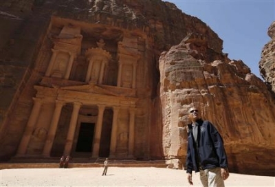 أوباما في البتراء