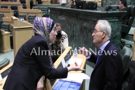 بالصور : حوار طرشان عن الضرائب بجرش بين وزير المالية ووفاء بني مصطفى بالصور : حوار طرشان عن الضرائب بجرش بين وزير المالية ووفاء بني مصطفى