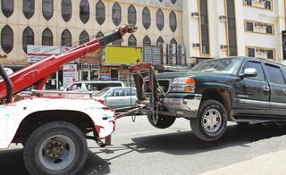 الامانة تدعم السير بونشين لسحب المركبات الامانة تدعم السير بونشين لسحب المركبات