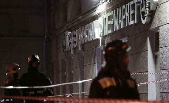 روسيا.. جرحى بانفجار عبوة في سان بطرسبورغ