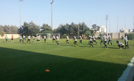المنتخب الوطني لكرة القدم يباشر تدريباته استعدادا لمباراة قطر المنتخب الوطني لكرة القدم يباشر تدريباته استعدادا لمباراة قطر