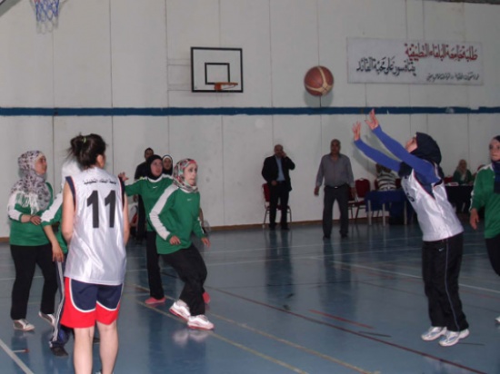 كلية الخوارزمي بطل سلة الكليات الجامعية