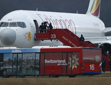 توقيف خاطف الطائرة الاثيوبية في جنيف