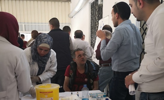 يوم طبي مجاني في جامعة إربد الأهلية يوم طبي مجاني في جامعة إربد الأهلية
