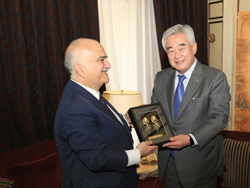 الامير الحسن يستقبل رئيس الاتحاد الدولي للتايكوندو