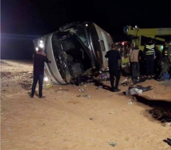 الخدمات الطبية تسقبل آخر مصاب بحادثة حافلة المعتمرين بتبوك