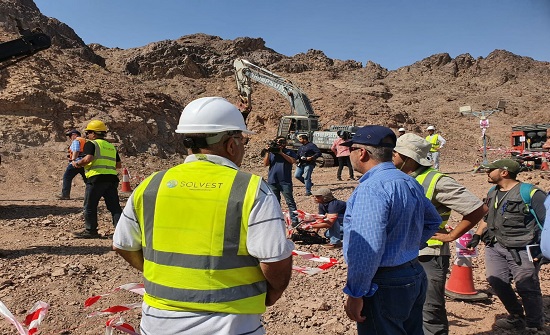 الخرابشة: نتائج مبشرة لاستكشاف الذهب والنحاس في أبو خشيبة الخرابشة: نتائج مبشرة لاستكشاف الذهب والنحاس في أبو خشيبة