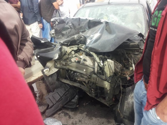 شاهدوا بالصور ... وفاتان واصابة في حادث اصطدام بمعان شاهدوا بالصور ... وفاتان واصابة في حادث اصطدام بمعان
