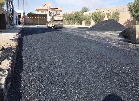 تعبيد شوارع رئيسة في العاصمة ابتدءاً من الليلة