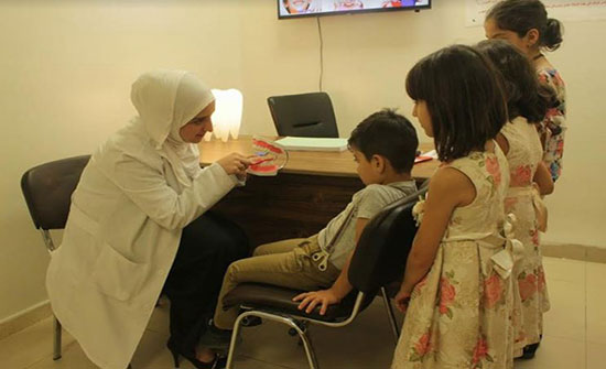 افتتاح عيادة التثقيف السني للأطفال بمستشفى الأميرة هيا العسكري