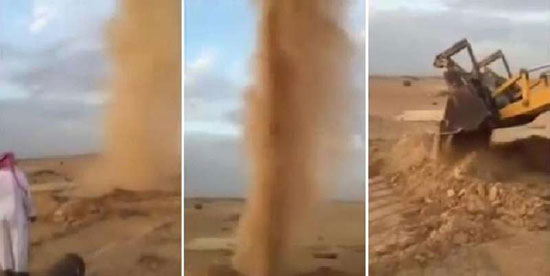 بالفيديو.. "ديلي ميل": واقعة نافورة الرمال في صحراء السعودية "ظاهرة طبيعية" بالفيديو.. "ديلي ميل": واقعة نافورة الرمال في صحراء السعودية "ظاهرة طبيعية"