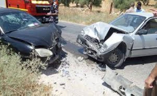 5 إصابات اثر حادث تصادم في مأدبا