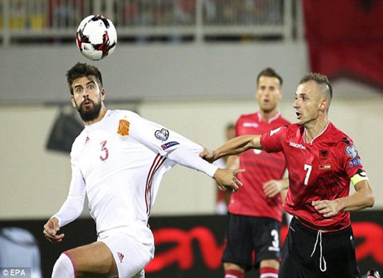 بيكيه يعلن اعتزاله دولياً بعد مونديال روسيا بيكيه يعلن اعتزاله دولياً بعد مونديال روسيا