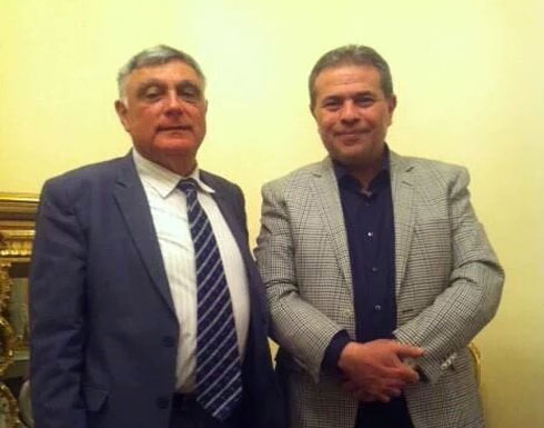 استقبال عكاشة للسفير الاسرائيلي يثير جدلاً واسعاً في مصر (صور) استقبال عكاشة للسفير الاسرائيلي يثير جدلاً واسعاً في مصر (صور)