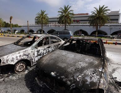 معارك عنيفة في مطار العاصمة الليبية طرابلس