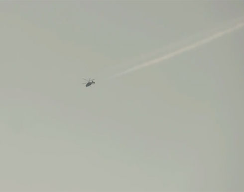 بالفيديو: إصابة مروحية للنظام السوري في ريف اللاذقية