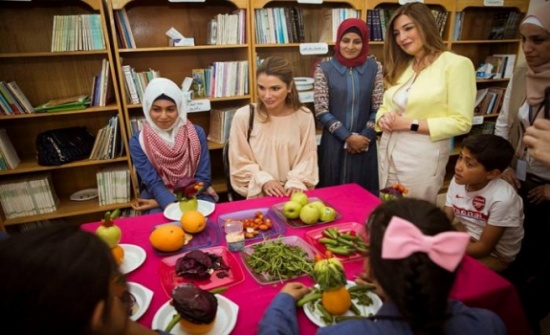 بالصور : الملكة رانيا تزور عجلون بالصور : الملكة رانيا تزور عجلون