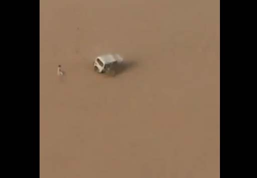 نجاة شاب من الموت !