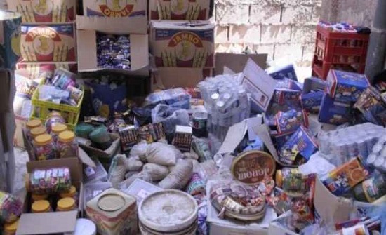 إتلاف طن مواد غذائية فاسدة في الزرقاء