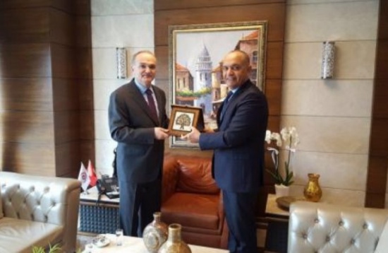 السفير الاردني في انقرة يلتقي رئيس البرلمان التركي