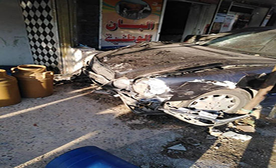 بالصور : وفاة ثمانيني دهساً على شارع اربد