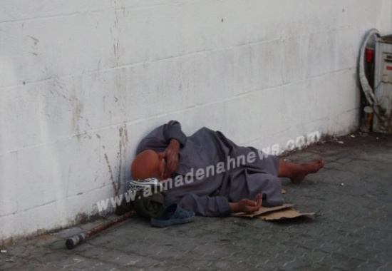 الأردن : أرذل العمر بالقرب من بوابة جامعة اليرموك الشمالية