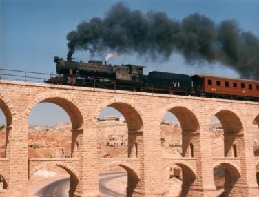 وفد صيني يزور الخط الحديدي الحجازي