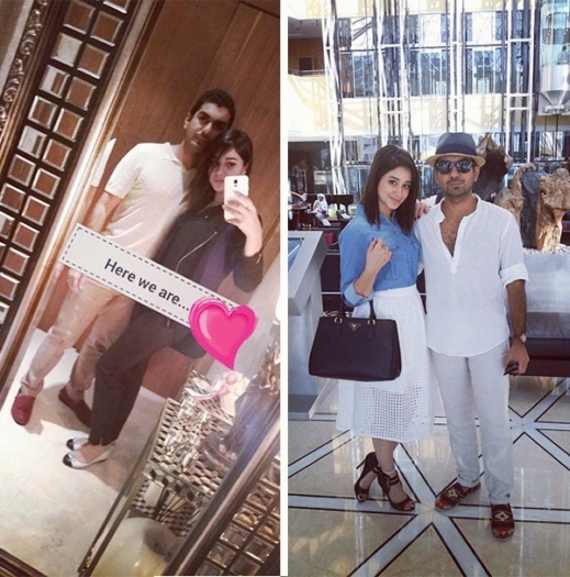 بالصور: أسيل عمران تقضي أجواء عائلية مميزة برفقة زوجها