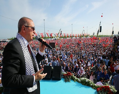 أردوغان: إذا لم نحم القدس فقبلتنا بمكة مهددة كذلك (شاهد)