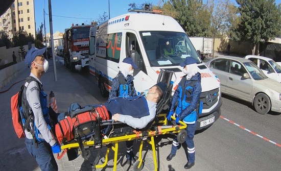 الدفاع المدني ينفذ تمريناً لحادث وهمي مفترض بأحد فنادق عمان - صور الدفاع المدني ينفذ تمريناً لحادث وهمي مفترض بأحد فنادق عمان - صور