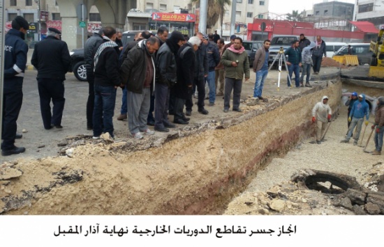 انجاز جسر تقاطع الدوريات الخارجية نهاية آذار المقبل انجاز جسر تقاطع الدوريات الخارجية نهاية آذار المقبل