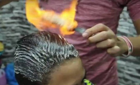 "الحلاقة بالنار" تشتعل في رؤوس شباب مصر