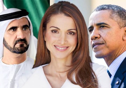 الملكة رانيا من بين أكثر 10 مغردين على تويتر عام 2014 الملكة رانيا من بين أكثر 10 مغردين على تويتر عام 2014