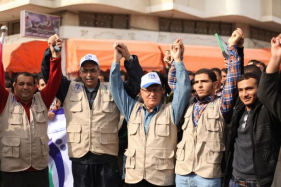يوم عمل تطوعي في غزة تحدياً للحصار الإسرائيلي يوم عمل تطوعي في غزة تحدياً للحصار الإسرائيلي
