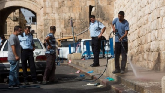 اعتقال فلسطينية بالقدس بحجة محاولة الطعن اعتقال فلسطينية بالقدس بحجة محاولة الطعن