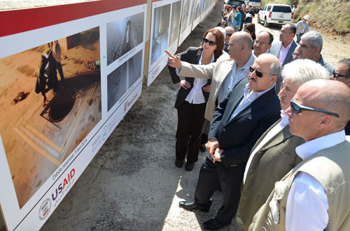 بالصور : الناصر يدشن مشاريع مائية بقيمة 3,8 مليون دولار في شمال المملكة