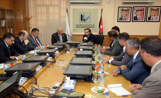 الأمير مرعد يزور نقابة المهندسين