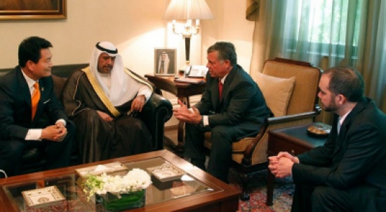 الملك يلتقي عمدة مدينة أنشون الكورية ورئيس المجلس الأولمبي الآسيوي الملك يلتقي عمدة مدينة أنشون الكورية ورئيس المجلس الأولمبي الآسيوي