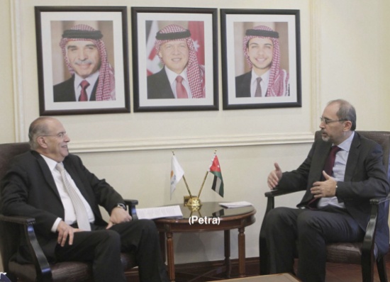 الصفدي يلتقي نظيره القبرصي الصفدي يلتقي نظيره القبرصي