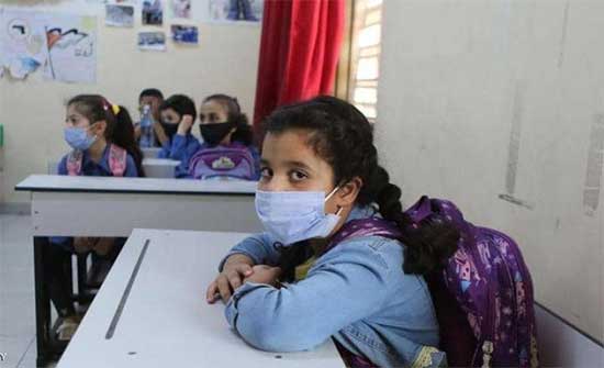 التربية : 1076 إصابة بفيروس كورونا بين طلبة المدارس منذ الخميس