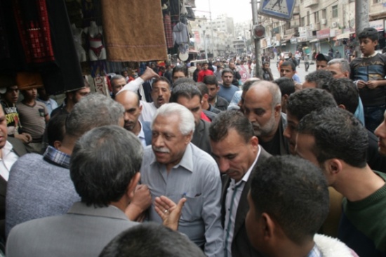 أمين عمان يتفقد شارع قريش ( صور )