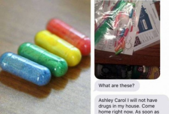 صورة| اعتقدت ان ابنتها تملك حبوباً مخدرة... ولكن!