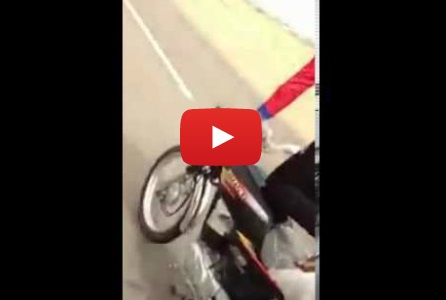 بالفيديو .. كاد أن يموت بسبب هذه الحركة بالفيديو .. كاد أن يموت بسبب هذه الحركة