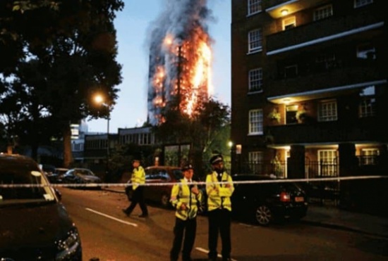 لغز العثور على 42 جثة في غرفة واحدة ببرج لندن المحترق